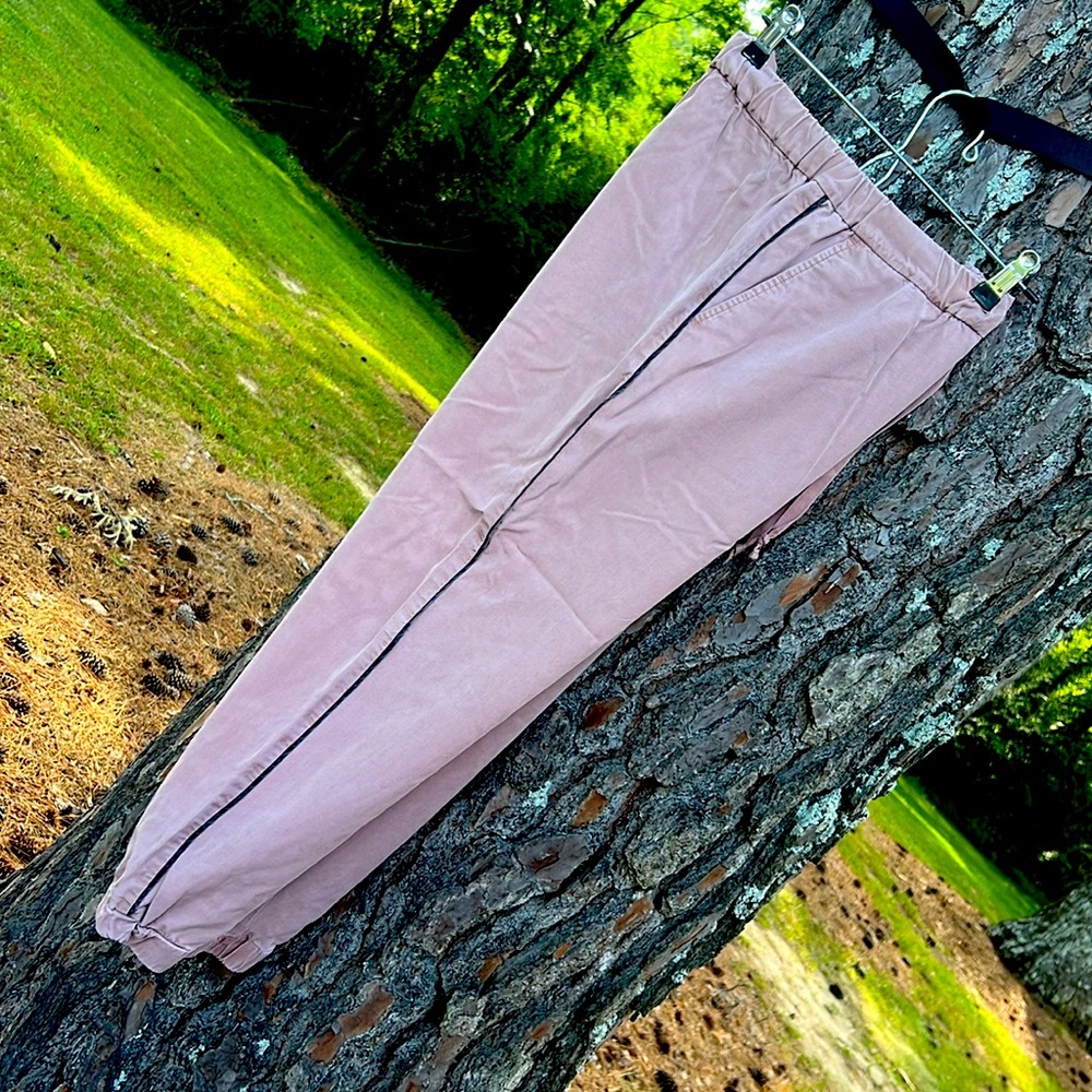 Lou And Grey Mauve Tuxedo Stripe Joggers